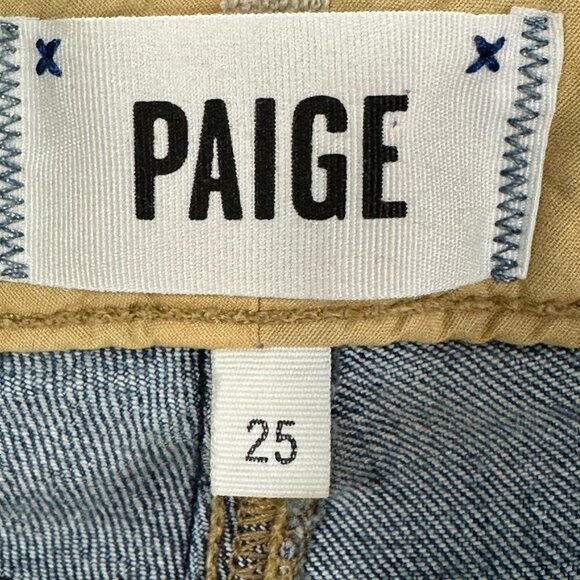 PAIGE Jeans Womens 25 Jimmy Jimmy Skinny Medium Wash Cotton Stretch Pockets - Picture 9 of 10